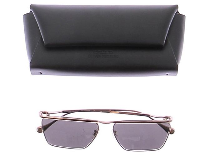 Jil Sander Solaires Edition 2 dorées - view 7