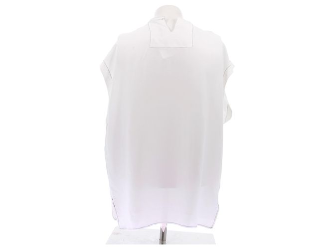 Lanvin Camiseta con abertura estampada M&D - vista 2
