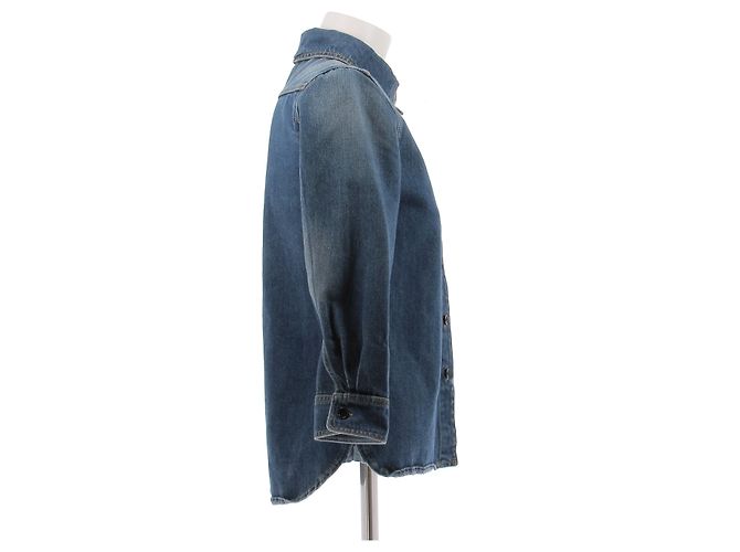 Camicia Chloé in denim blu cotone Taglia 36 - vista 3