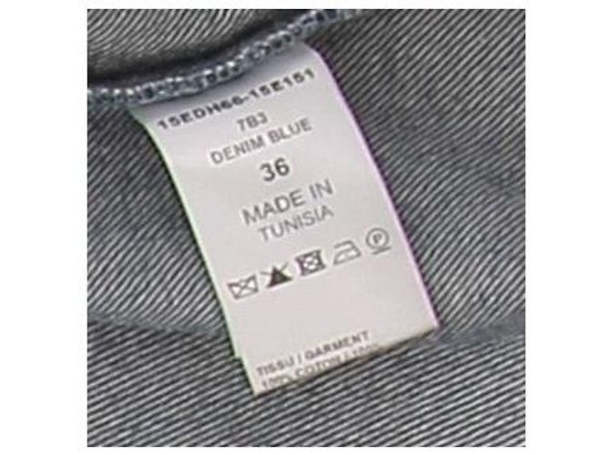 Camicia Chloé in denim blu cotone Taglia 36 - vista 5