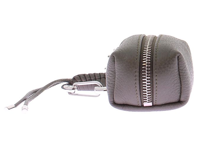 Prada Leather Keychain Black - view 5