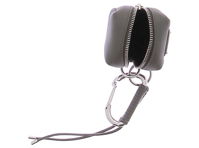 Prada Leather Keychain Black - view 6