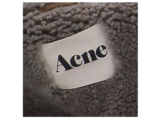 Acne Brauner Lammfellmantel - Ansicht 5