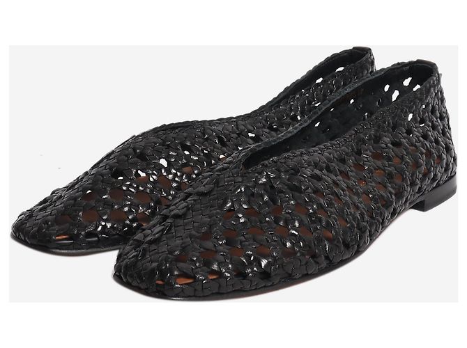 Autre Marque The Woven Paz flats schwarz - Größe EU 36.5 - Ansicht 2