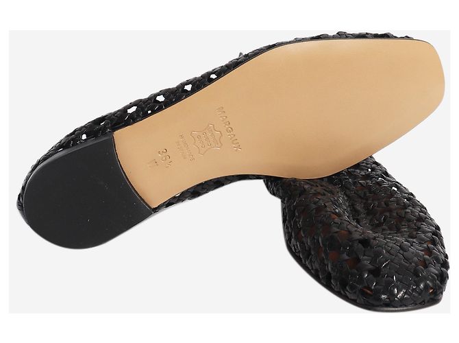 Autre Marque The Woven Paz flats schwarz - Größe EU 36.5 - Ansicht 5