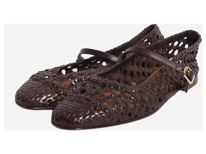 Autre Marque Espresso The Fonteyn Jane flats - size EU 36.5 - Ansicht 2