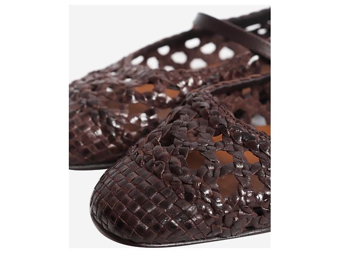 Autre Marque Espresso The Fonteyn Jane flats - size EU 36.5 - Ansicht 6
