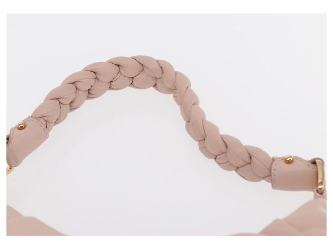 Borsa a tracolla Salvatore Ferragamo Vala Ribbon in pelle Rosa Oro - vista 14