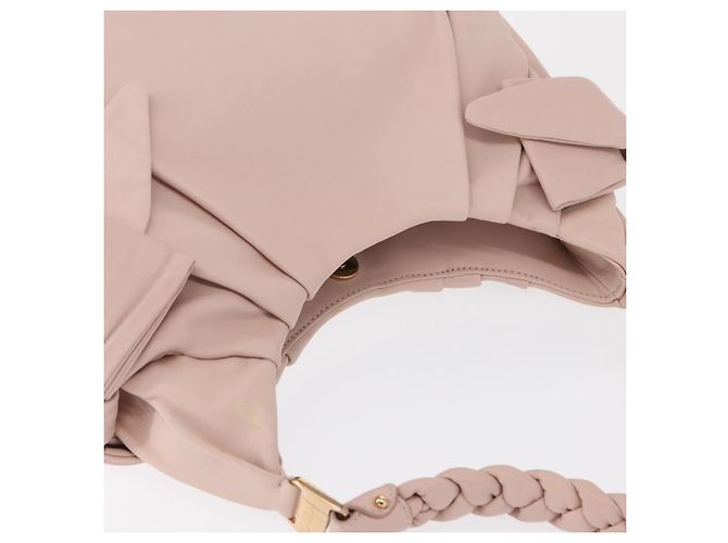 Borsa a tracolla Salvatore Ferragamo Vala Ribbon in pelle Rosa Oro - vista 6