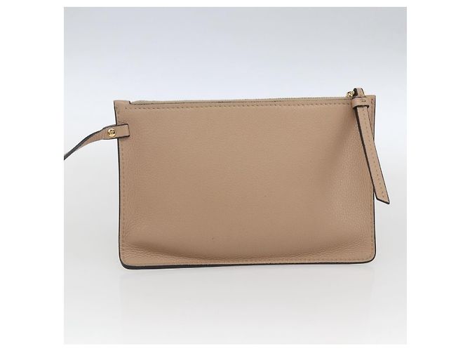 Borsa Tote Salvatore Ferragamo Vala in pelle beige e oro - vista 20