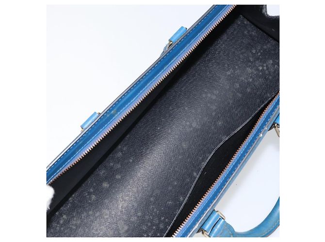 LOUIS VUITTON Epi Sac Triangle Hand Bag Blue M52095 LV - vista 10