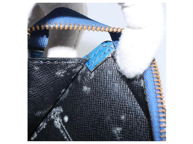 LOUIS VUITTON Epi Sac Triangle Hand Bag Blue M52095 LV - vista 12