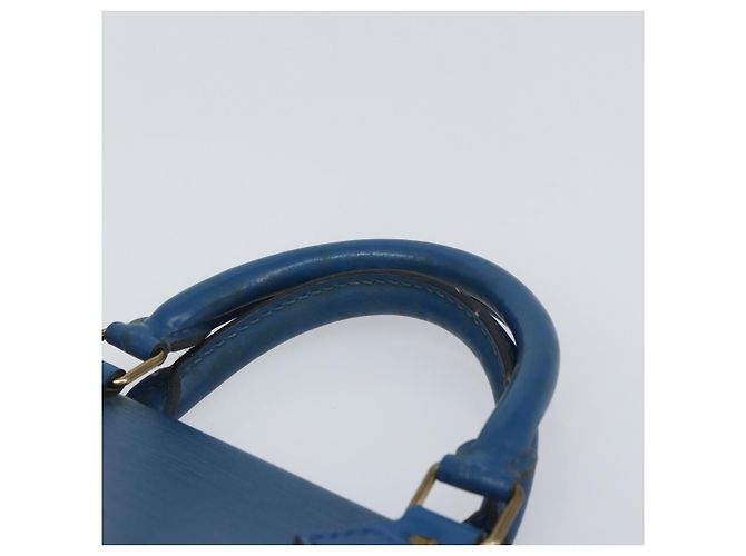 LOUIS VUITTON Epi Sac Triangle Hand Bag Blue M52095 LV - vista 14