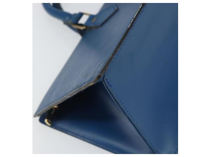 LOUIS VUITTON Epi Sac Triangle Hand Bag Blue M52095 LV - vista 15