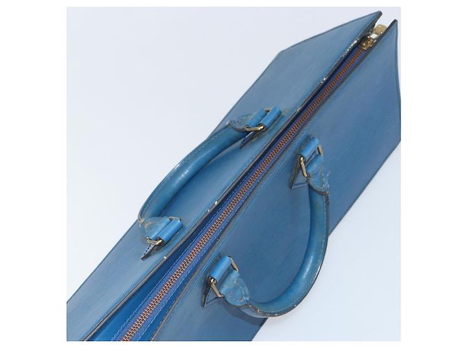 LOUIS VUITTON Epi Sac Triangle Hand Bag Blue M52095 LV - vista 6