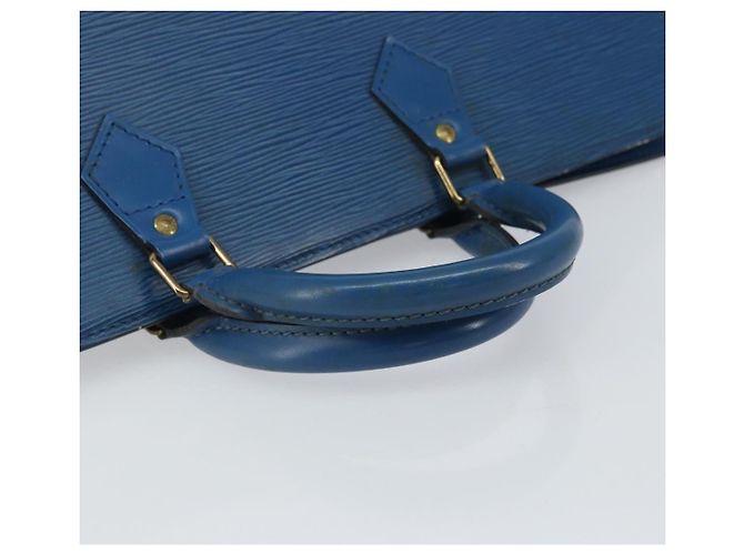 LOUIS VUITTON Epi Sac Triangle Hand Bag Blue M52095 LV - vista 7