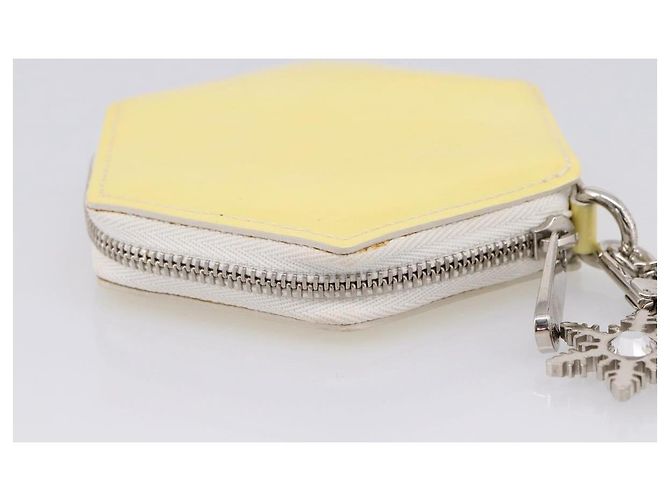LOUIS VUITTON Vernis Porte Monnaie Flocon Purse Perle M58216 LV - vista 3