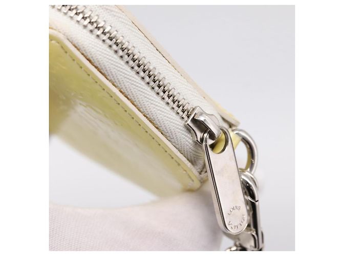 LOUIS VUITTON Vernis Porte Monnaie Flocon Purse Perle M58216 LV - vista 9