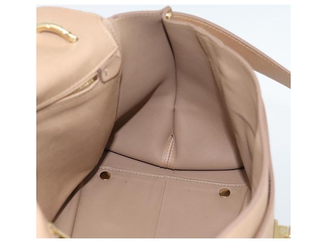 Borsa Salvatore Ferragamo Gancini in pelle 2way Beige Gold - vista 21