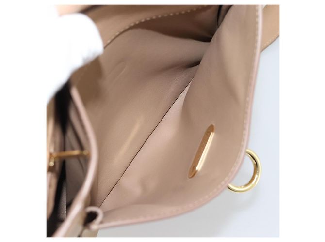 Borsa Salvatore Ferragamo Gancini in pelle 2way Beige Gold - vista 25