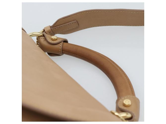Borsa Salvatore Ferragamo Gancini in pelle 2way Beige Gold - vista 8