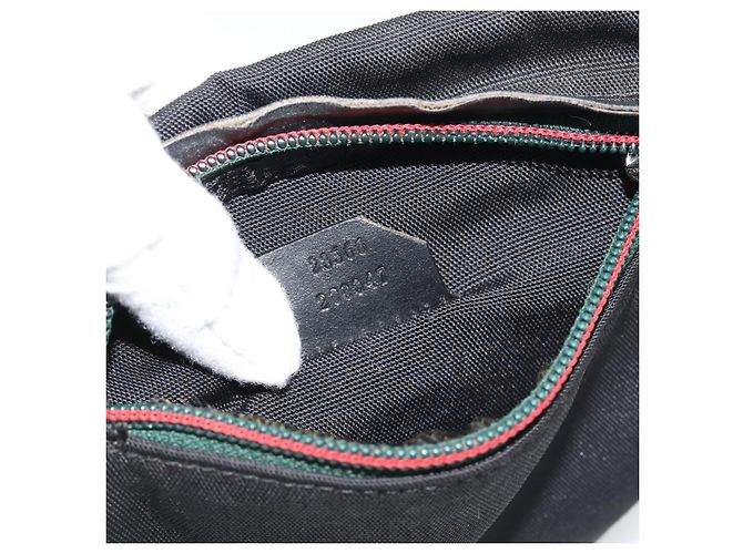 Bolsa de cintura GUCCI Nylon Black Silver 28566 - vista 11