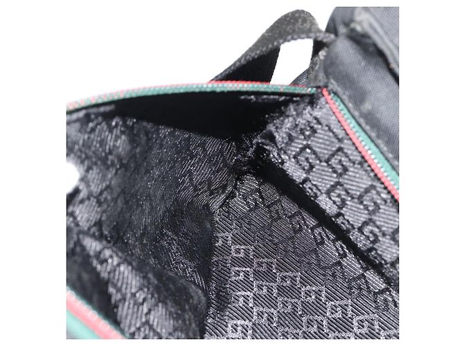 Bolsa de cintura GUCCI Nylon Black Silver 28566 - vista 12