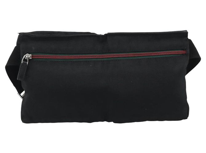Bolsa de cintura GUCCI Nylon Black Silver 28566 - vista 2