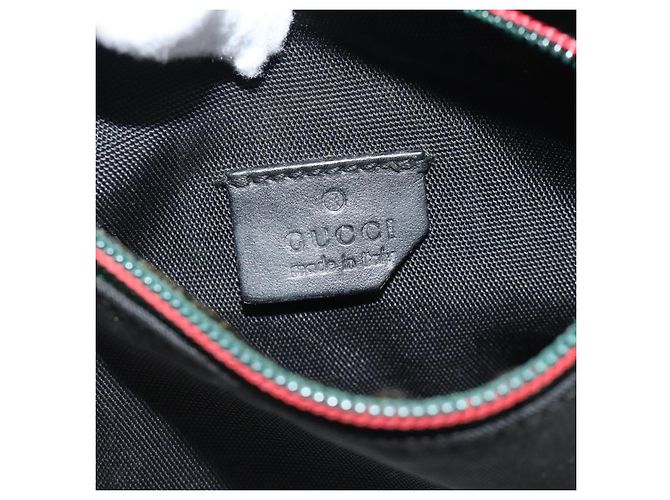 Bolsa de cintura GUCCI Nylon Black Silver 28566 - vista 21