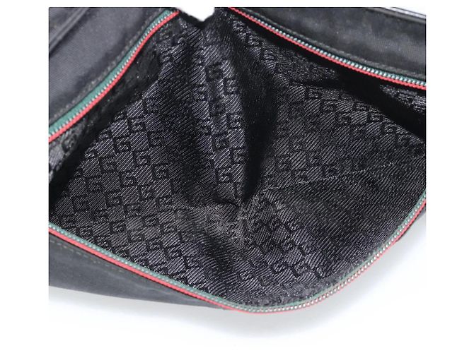 Bolsa de cintura GUCCI Nylon Black Silver 28566 - vista 23