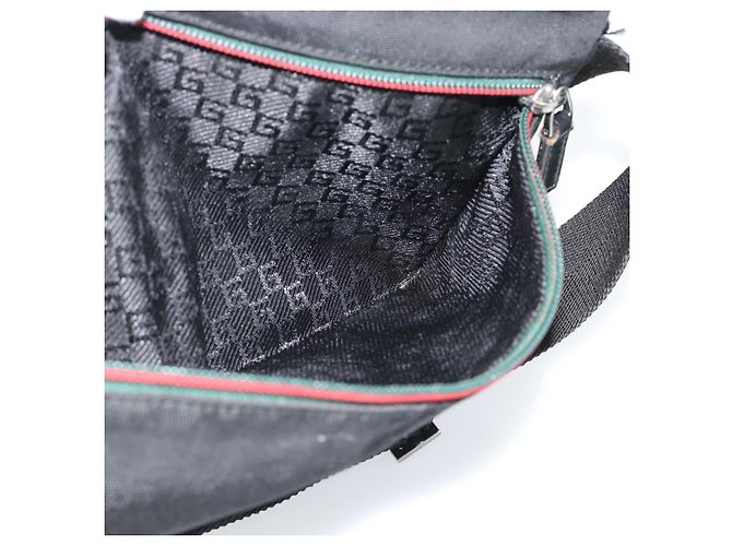 Bolsa de cintura GUCCI Nylon Black Silver 28566 - vista 24