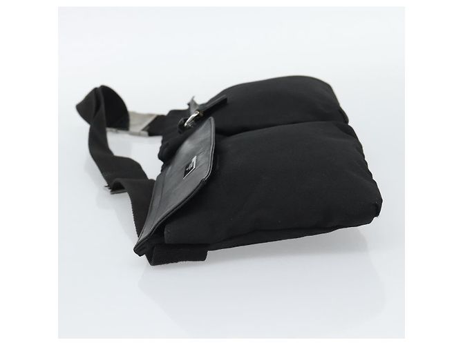 Bolsa de cintura GUCCI Nylon Black Silver 28566 - vista 3