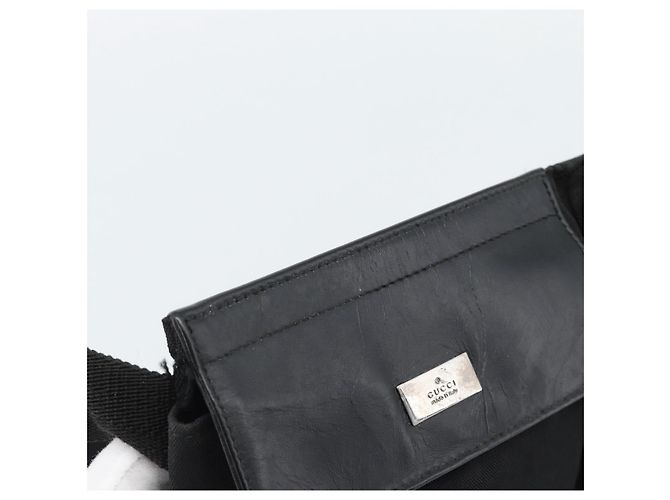 Bolsa de cintura GUCCI Nylon Black Silver 28566 - vista 5