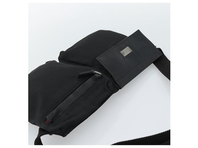 Bolsa de cintura GUCCI Nylon Black Silver 28566 - vista 6