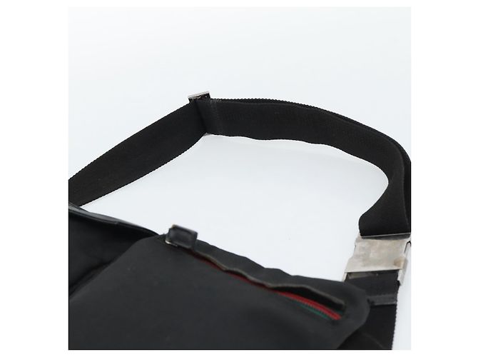 Bolsa de cintura GUCCI Nylon Black Silver 28566 - vista 8