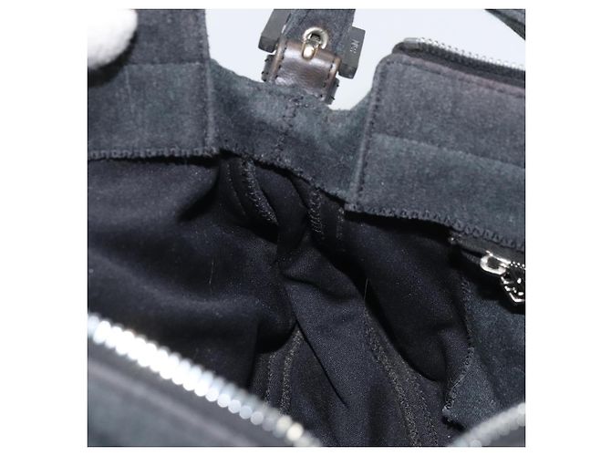 Bolsa de mão FENDI Mamma Baguette em algodão Gray Silver - vista 19