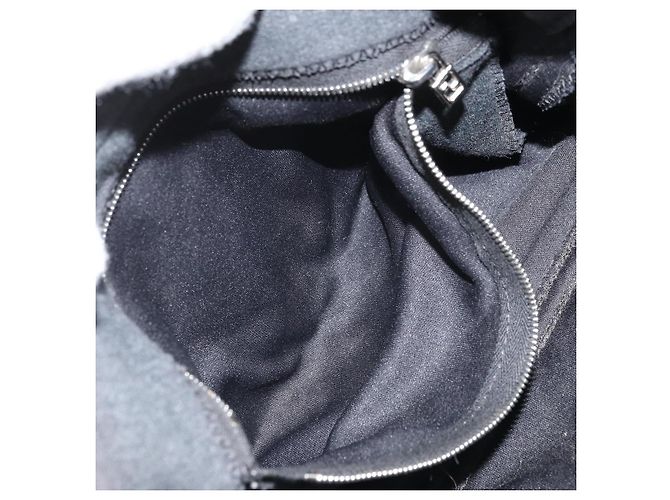Bolsa de mão FENDI Mamma Baguette em algodão Gray Silver - vista 22