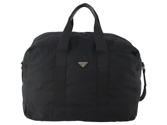 Borsa Boston PRADA Nylon 2way Nero Argento - vista 13