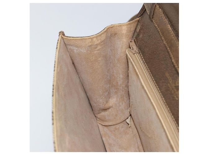 Borsa a tracolla GUCCI GG Supreme Web Sherry Line PVC Beige Gold - vista 20