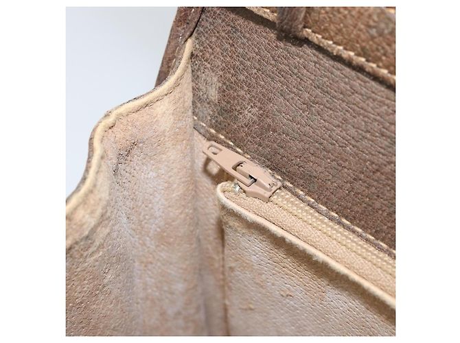 Borsa a tracolla GUCCI GG Supreme Web Sherry Line PVC Beige Gold - vista 21
