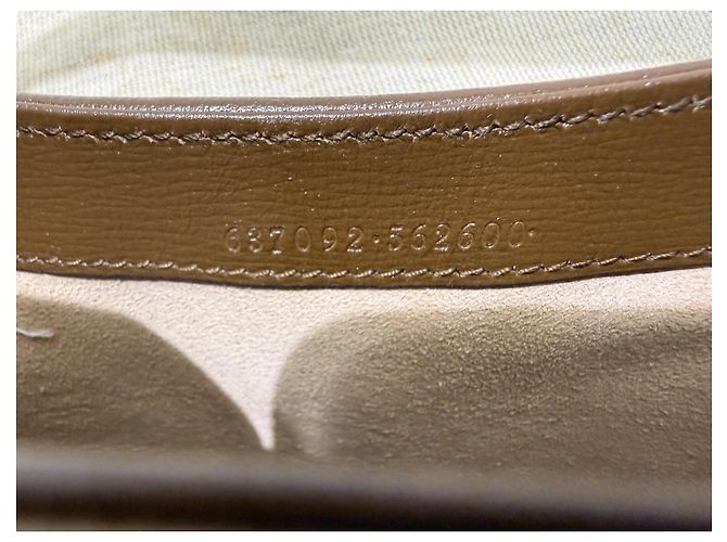 Bolso Gucci Jackie 1961 GG Supreme Canvas Marrón - vista 14