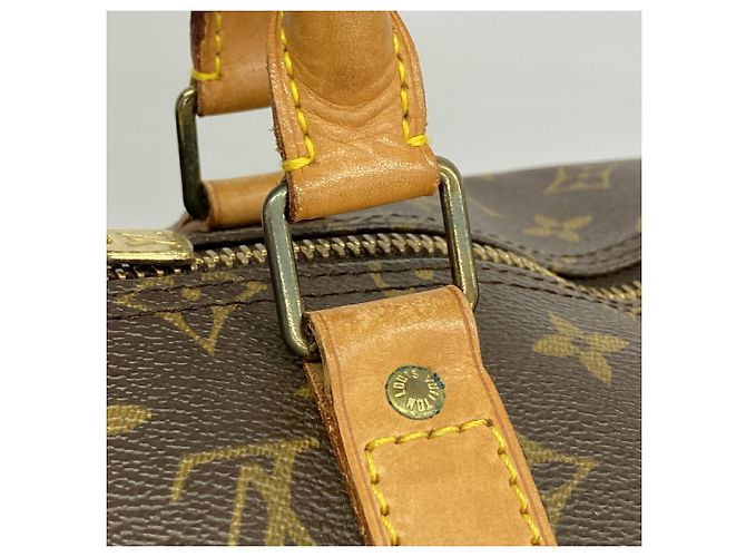 Louis Vuitton Brown Boston Monogram Keepall Bandoulière 50 - vue 12