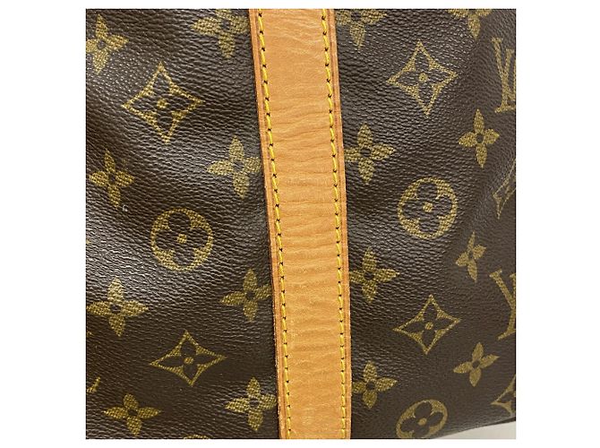 Louis Vuitton Brown Boston Monogram Keepall Bandoulière 50 - vue 13