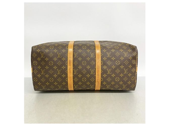 Louis Vuitton Brown Boston Monogram Keepall Bandoulière 50 - vue 3