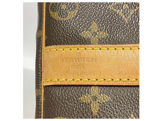 Louis Vuitton Brown Boston Monogram Keepall Bandoulière 50 - vue 5