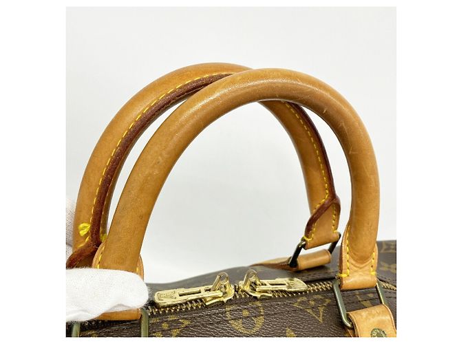 Louis Vuitton Brown Boston Monogram Keepall Bandoulière 50 - vue 7