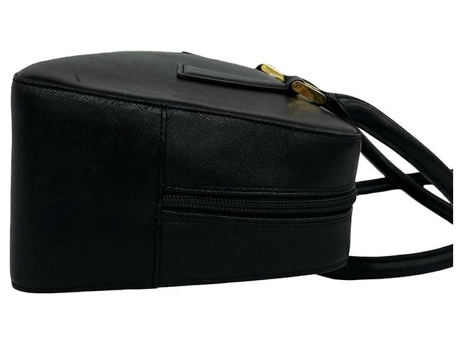 Burberry Handtasche aus schwarzem Leder - Ansicht 6