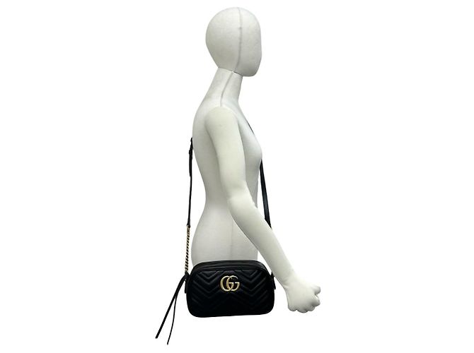 Gucci GG Marmont gesteppte Leder-Schultertasche - Ansicht 2