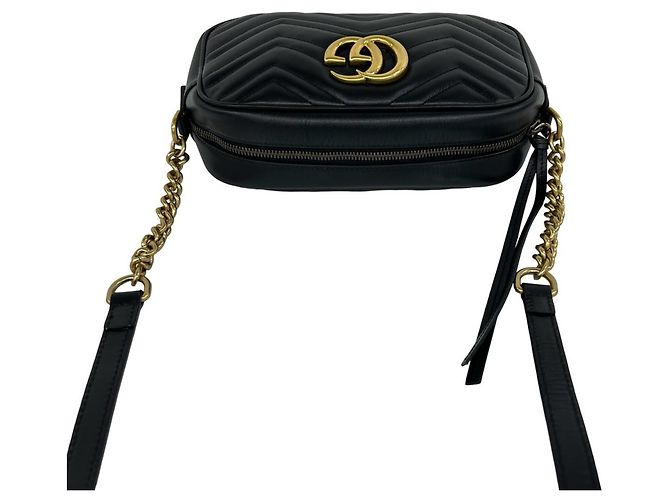 Gucci GG Marmont gesteppte Leder-Schultertasche - Ansicht 4
