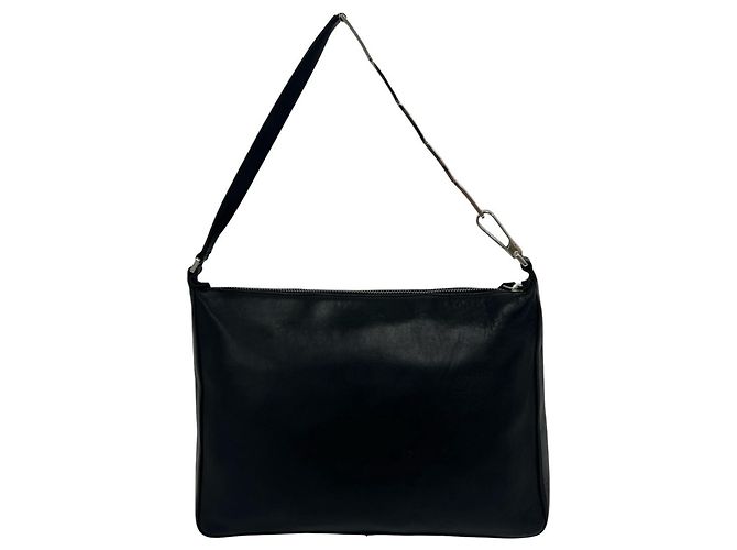 Fendi Schultertasche aus schwarzem Leder - Ansicht 3